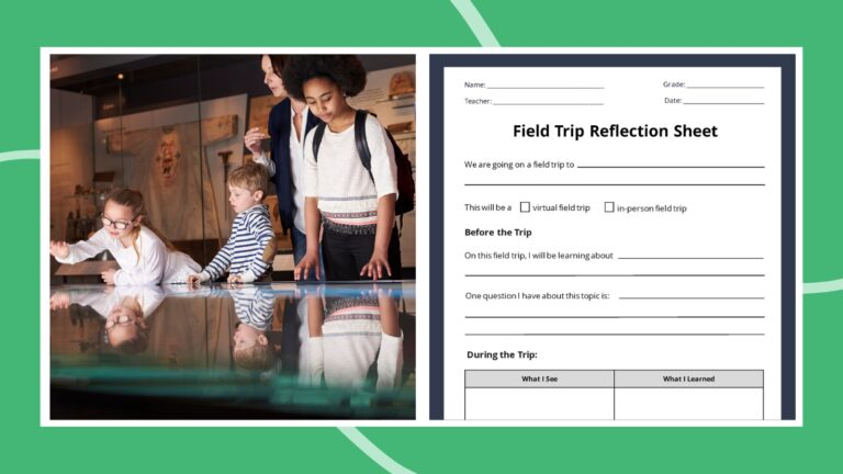 Field Trip Reflection Sheet