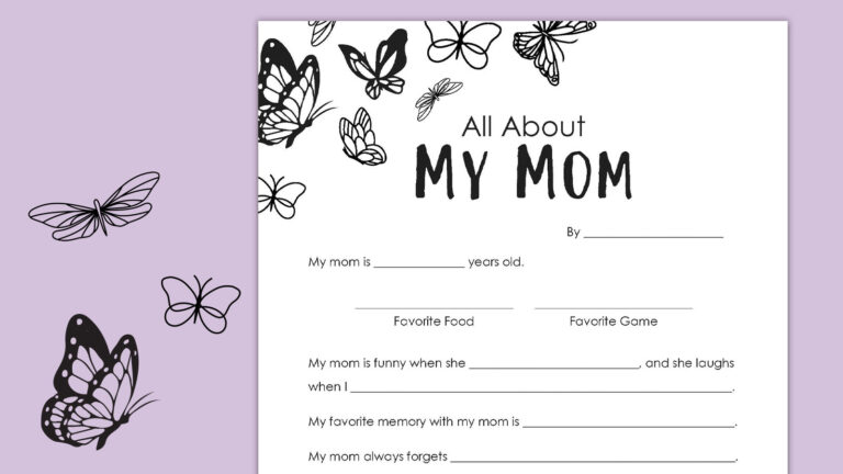 Mothers Day Printable Feature