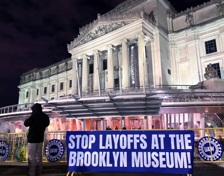brooklyn museum protest