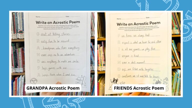 Acrostic Poem Feature