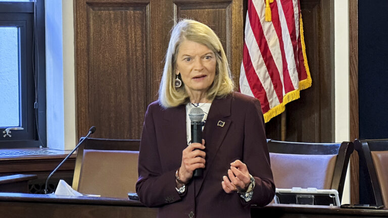 Leading Murkowski 021524 AP Becky Bohrer