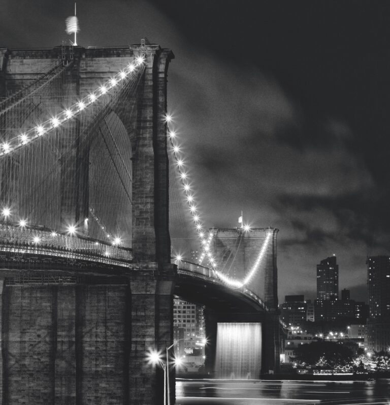 Mensch Brooklyn Bridge Waterfalls 2008